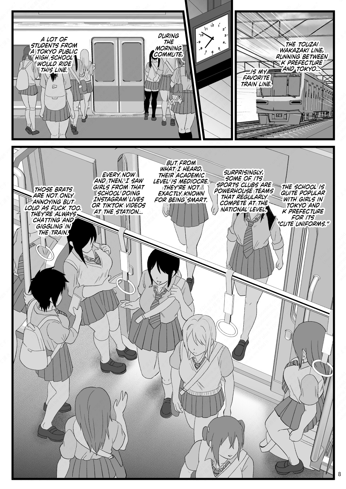 Hentai Manga Comic-The Perception-Altering Old Man Who Appeared on The Train to School 2-Read-7